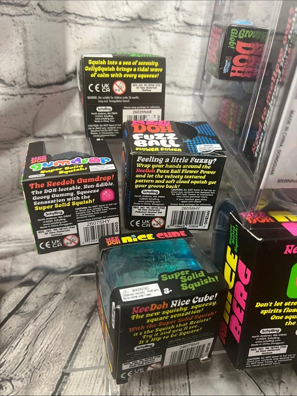 BNIB and Sealed! HUGE 10 piece NeeDoh Blue Bundle!!